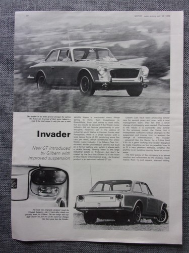 Gilbern invader orig - gilbern, 1969