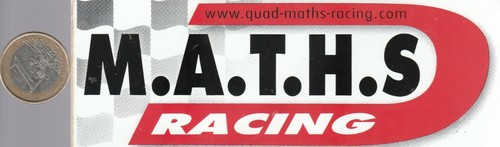 Sticker moto quad a - moto., quad.