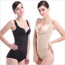 Women Seamless Full Body Shaper Firm Control Tummy Slimming Bodysuit Shapewear