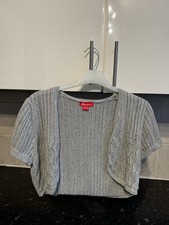 Monsoon Grey Sparkle Bolero