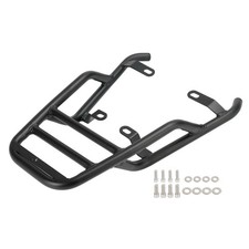 Tube Rear Rack - Black For BMW