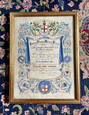 Rare Antique Hand Painted
