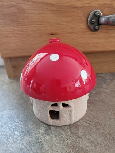 Toadstool tea light candle - toadstool,