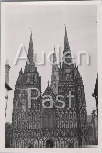 Lichfield cathedral west - cathedral, front
