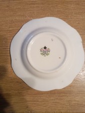 A Rare Fine Bone China Ash Tray By Royal Imperial.Made In England.