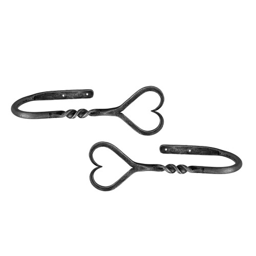 Hand forged heart shape - heart,