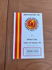 PARTICK THISTLE v BRISTOL CITY