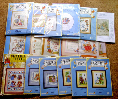Beatrix potter cross stitch - beatrix,