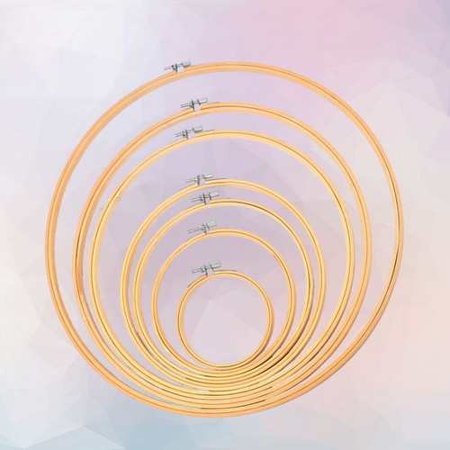 Pcs bamboo embroidery hoops - bamboo,