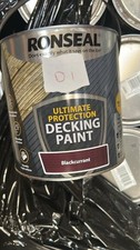 Ronseal Ultimate Protection Decking Paint Blackcurrant 2.5L DAMAGED TIN