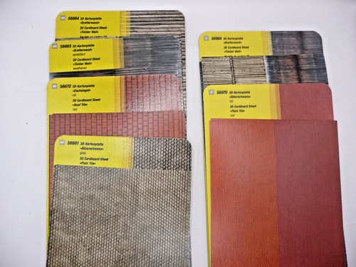 Noch embossed cardboard - noch, 3d