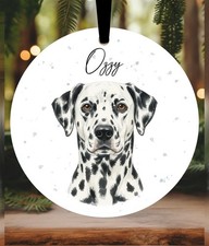 Dalmatian Christmas Bauble