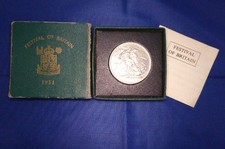 1951 George VI Crown, five shillings coin with box & Cert  UNC