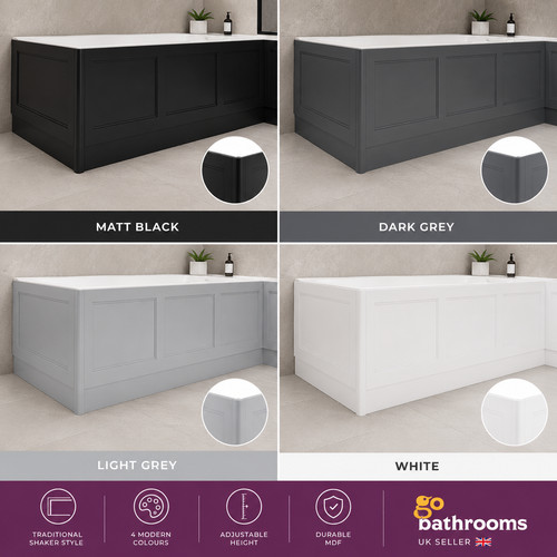 Shaker bath panel front end - shaker,