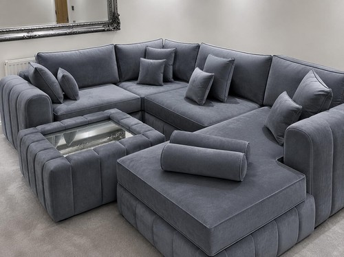 Luxury chaise end shape - chaise, u
