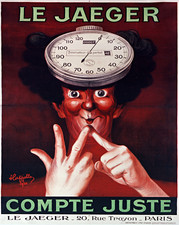 Le Jaeger Compteur Poster -