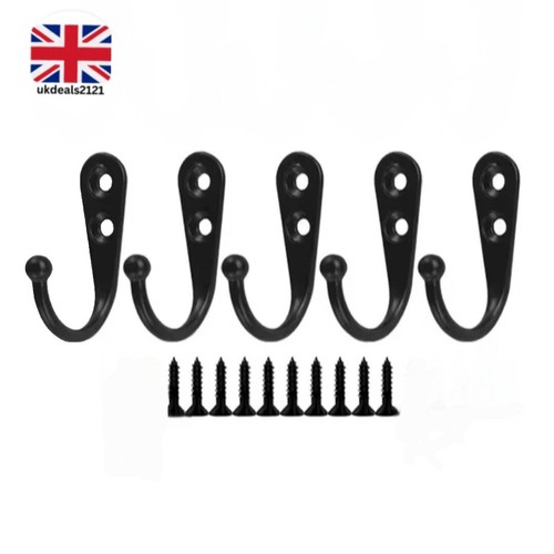 Hooks wall door - door, black