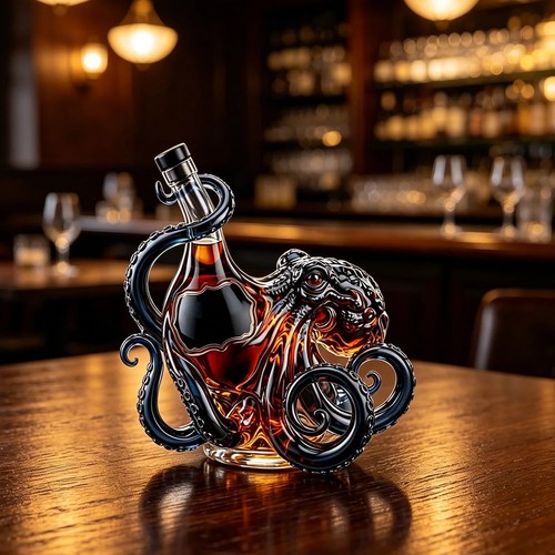 350ml artistic octopus - octopus, shaped