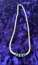 BNWOT FLAT GOLD TONE  NECKLACE