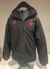 Watford FC 24/25 Adults Padded Jacket New Without Tags 24 Pit  Pit Hooded Large