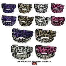 38mm Punk Studded Leopard