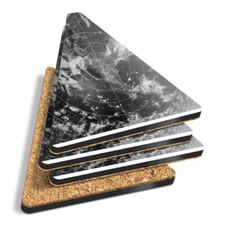 Triangle coasters bw - triangle,