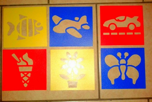Stencils washable childrens - stencils,