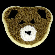 Kids Patch,  teddy bear face