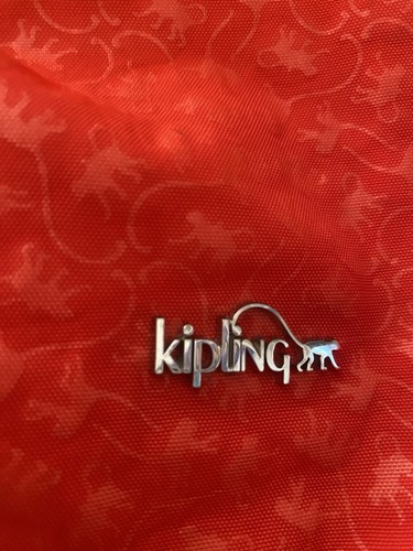 Bright red kipling bag - red, with