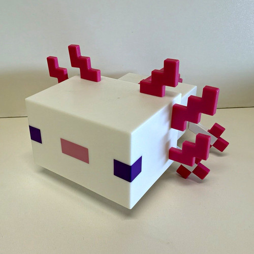 Minecraft axolotl led night - minecraft,