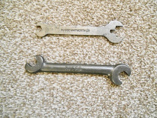 Rare vintage rudge - rare, spanners
