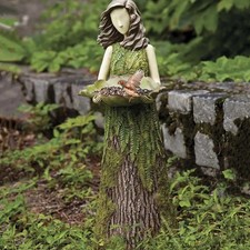 Fairy Garden Statue With Bird
