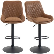 HOMCOM Bar Stools Set of 2