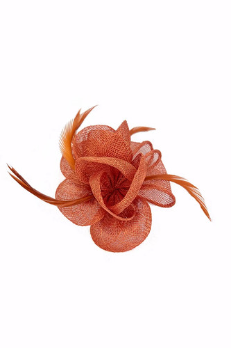 Small flower shaped sinamay - small,
