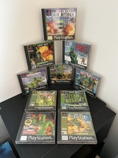 Army Men Complete set of 10 games - PS1 - Collectible Condition! TESTED!