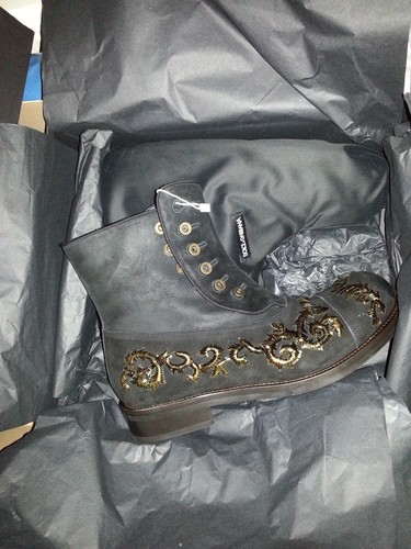 Dolce gabbana baroque boots - dolce&gabbana,