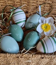 Set 6 Floral Easter Egg