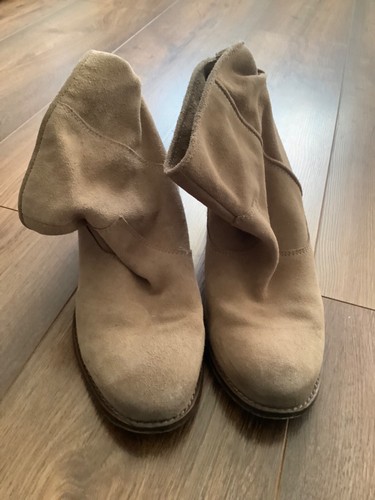 Zara ankle boots suede hidden - ankle,
