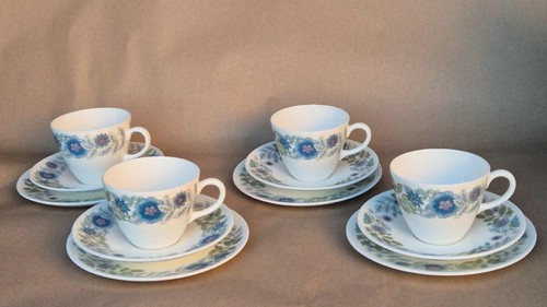 Four wedgwood clementine china - four,