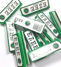 1000 x EZEE GREEN Rizla Cut Corners ROLLING Papers Tobacco Cigarette 20 booklets