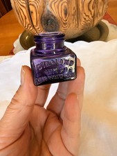 Antique DIAMOND Ink Well Deep