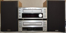 Denon UD-M3 Mini Hi-Fi CD Receiver Amp,DRR-M10 Cassette,Speakers SC-M5, Remote