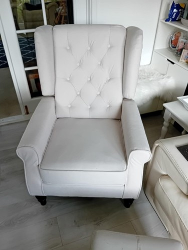 Vintage cream wingback - cream,
