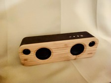 House Of Marley EM-JA013-SB Get Together Mini Bluetooth Speaker -Wood and Black