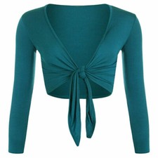 Women Long Sleeve Open Front