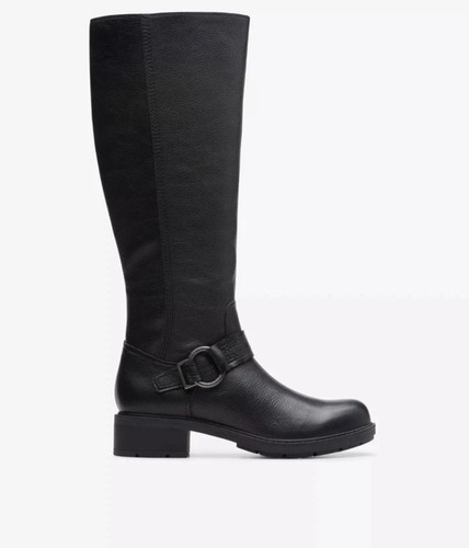 Clarks ladies hearth rae - rae, black