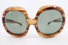 Early 60s acetate sunglasses oversized made in France Original glass lens