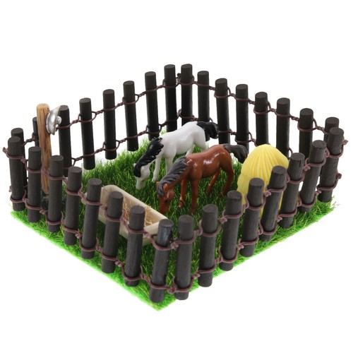 Toy farm buildings mini house - toy,