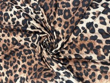 Leopard Print Loopback Fabric