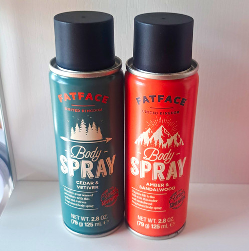 Fatface men body spray duo - men’s,